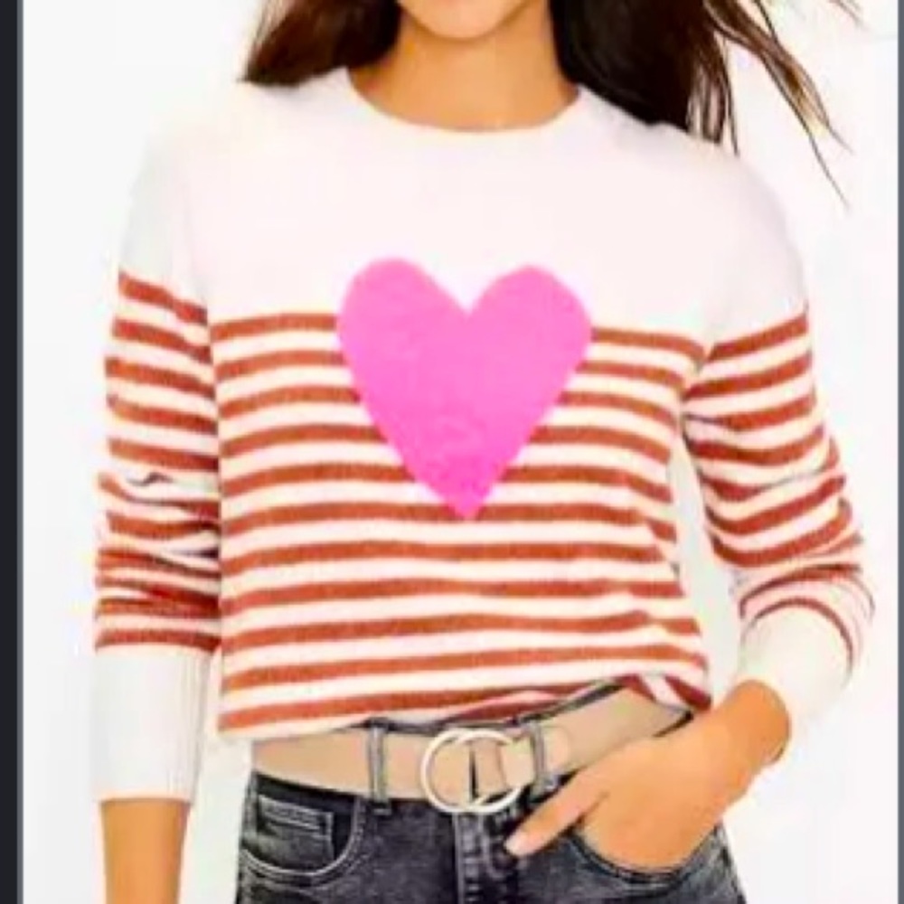 Ann Taylor LOFT Valentine sweater size M